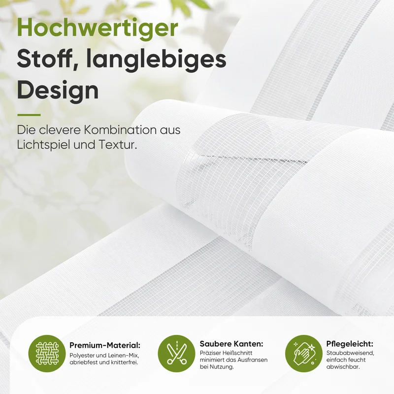 Salcar Doppelrollo Klemmfix Weiß – Duo Rollo ohne Bohren für Fenster, Zebra Rollo mit Metallkern-Halterungen, Stufenloser Sicht- und Sonnenschutz