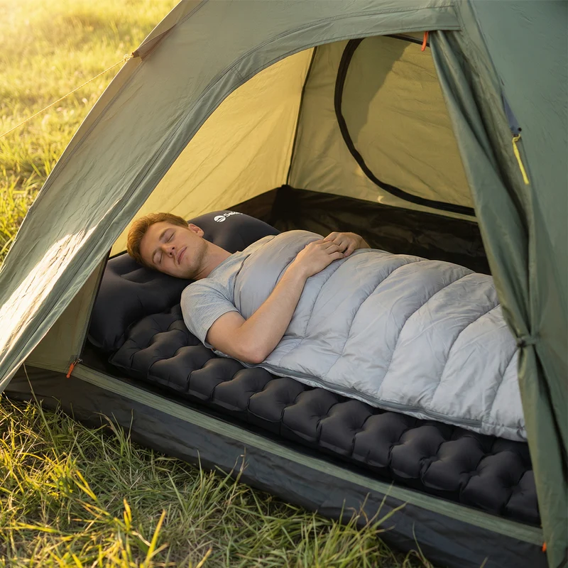 Sekey Selbstaufblasbare Isomatte 200×70×10 cm – Ultraleicht, Komfortabel & Wasserdicht für Camping, Trekking & Outdoor