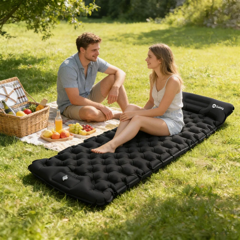 Sekey Selbstaufblasbare Isomatte 200×70×10 cm – Ultraleicht, Komfortabel & Wasserdicht für Camping, Trekking & Outdoor