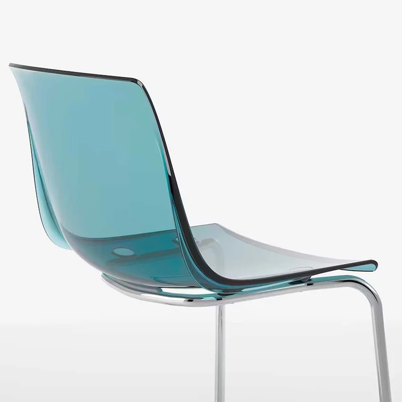 Tobias chair clear chrome