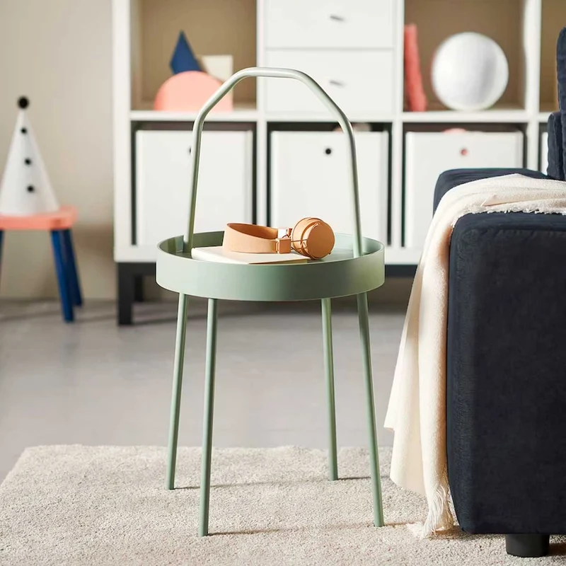 Burvik side table white
