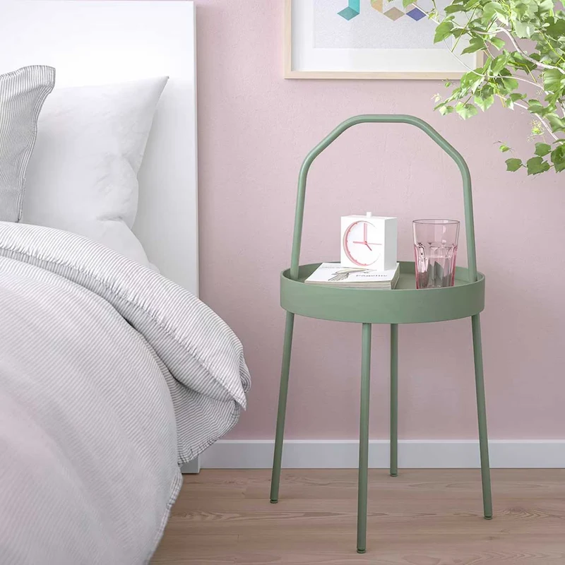 Burvik side table white
