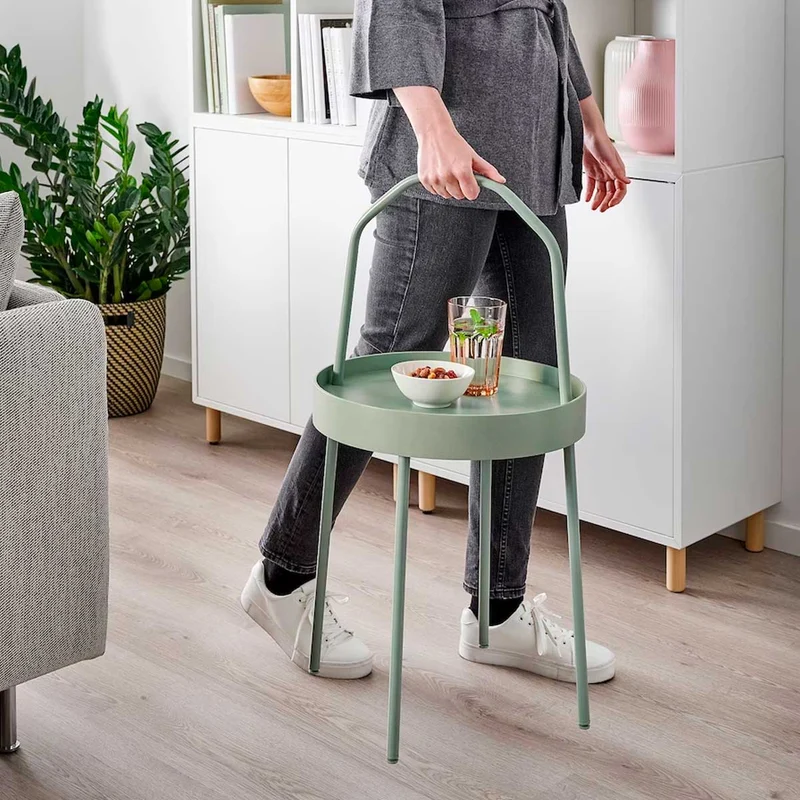 Burvik side table white