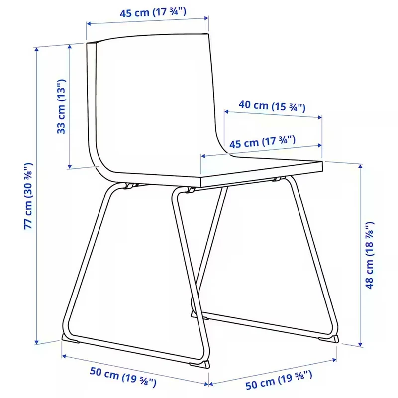 Bernhard chair chrome plated