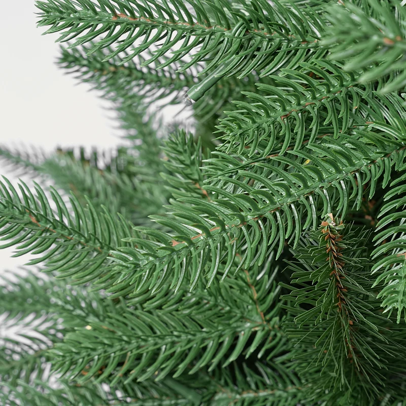 Salcar Künstlicher Weihnachtsbaum Slim – Schmaler Tannenbaum in Pencil-Form, realistische Nadeln aus PE & PVC, platzsparend & langlebig