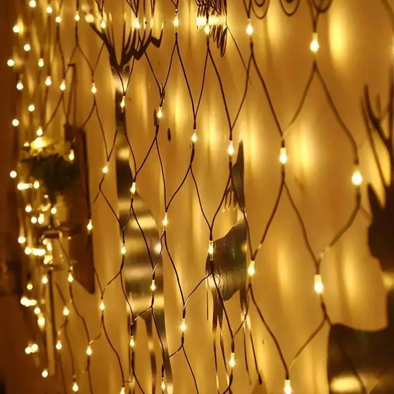 Salcar 1x1/2x2 m LED Lichternetz, 96/204 LEDs, 31V GS-zertifizierte Stromversorgung