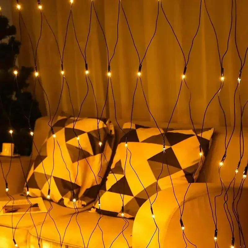 Salcar 1x1/2x2 m LED Lichternetz, 96/204 LEDs, 31V GS-zertifizierte Stromversorgung