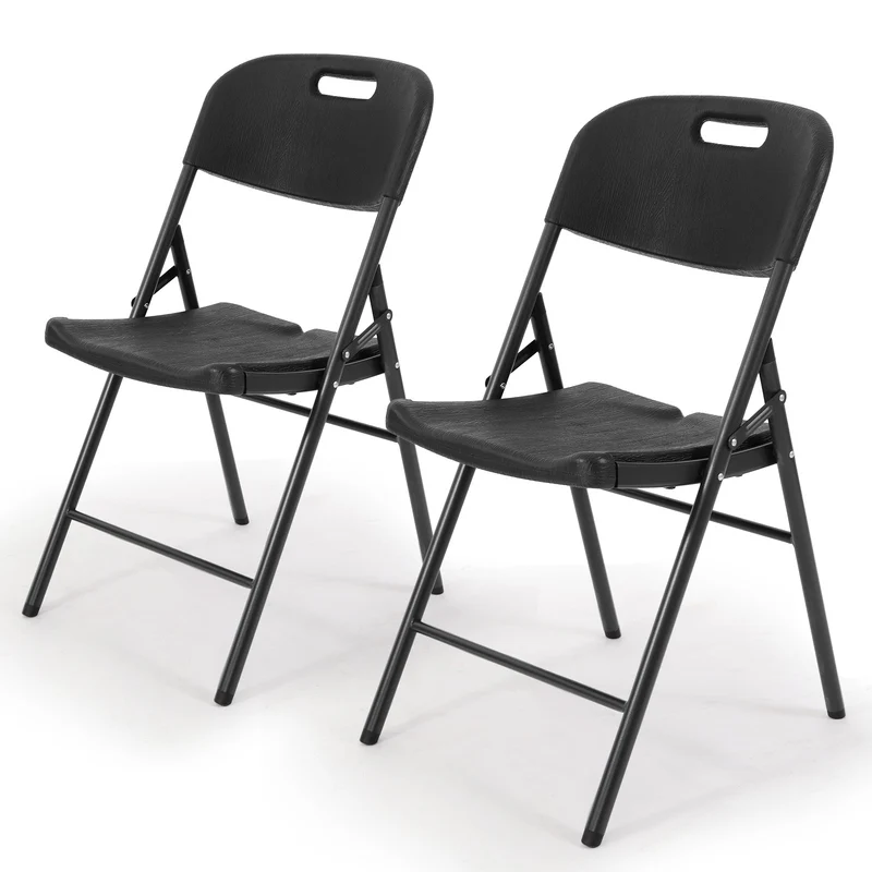 Sekey Klappstuhl Holzmaserung – Klappbare Gartenstühle für Balkon, Terrasse & Garten (2er, 4er & 6er Sets)