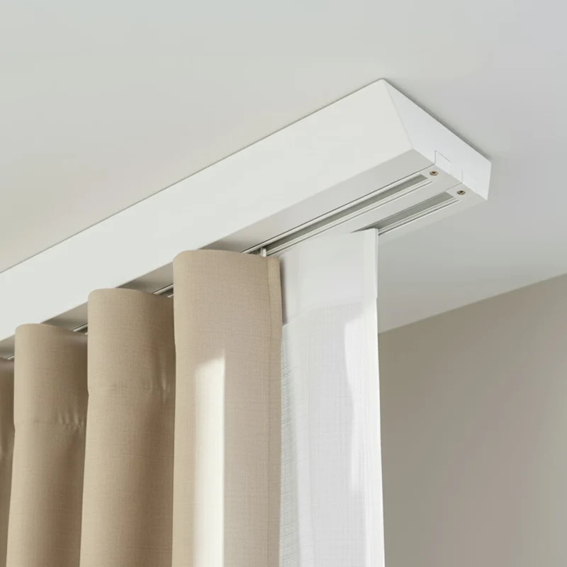 Double curtain and drape track Knauern
