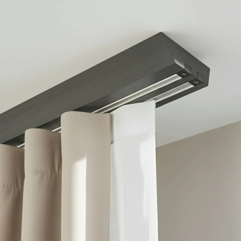 Double curtain and drape track Knauern