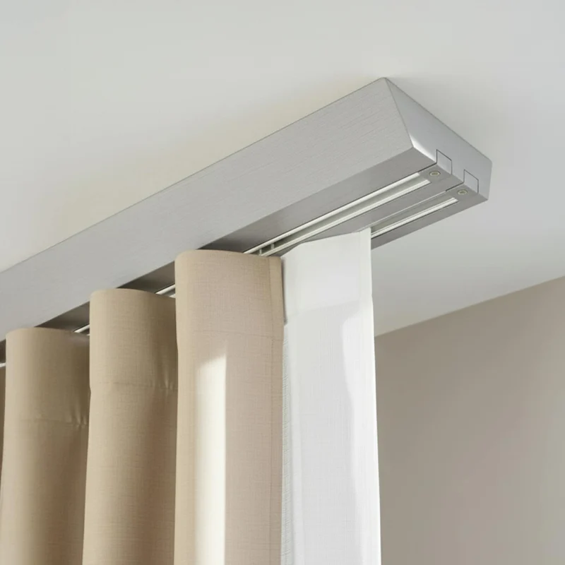 Double curtain and drape track Knauern