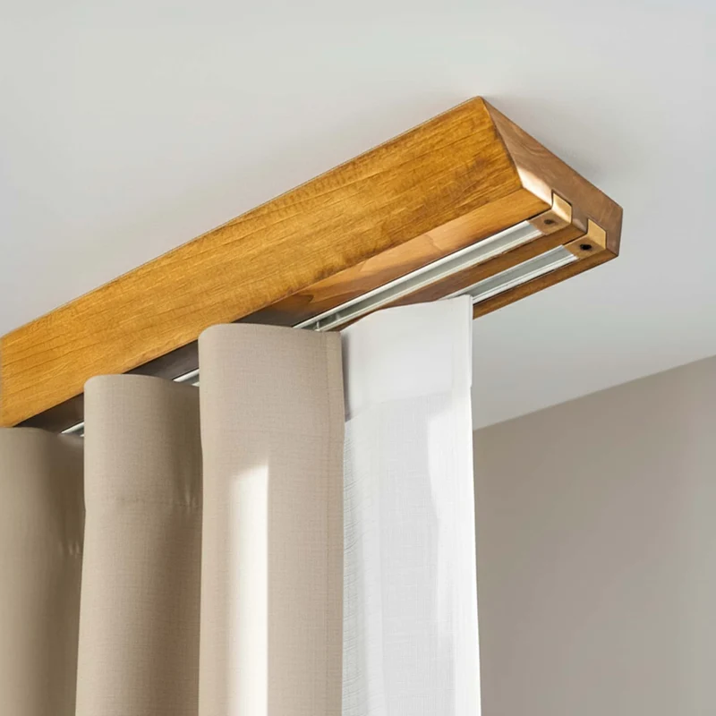Double curtain and drape track Knauern
