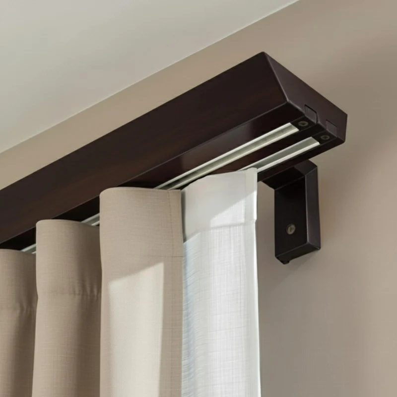 Double curtain and drape track Knauern