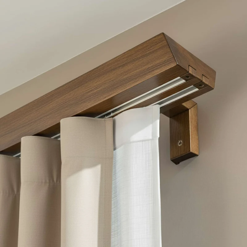 Double curtain and drape track Knauern