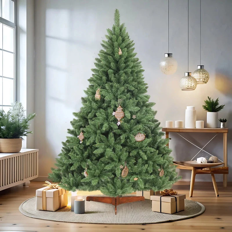 Salcar 120cm/150cm/180cm/210cm Künstlicher Weihnachtsbaum, Korea-Tanne, mit 730/1066 PVC-Nadeln