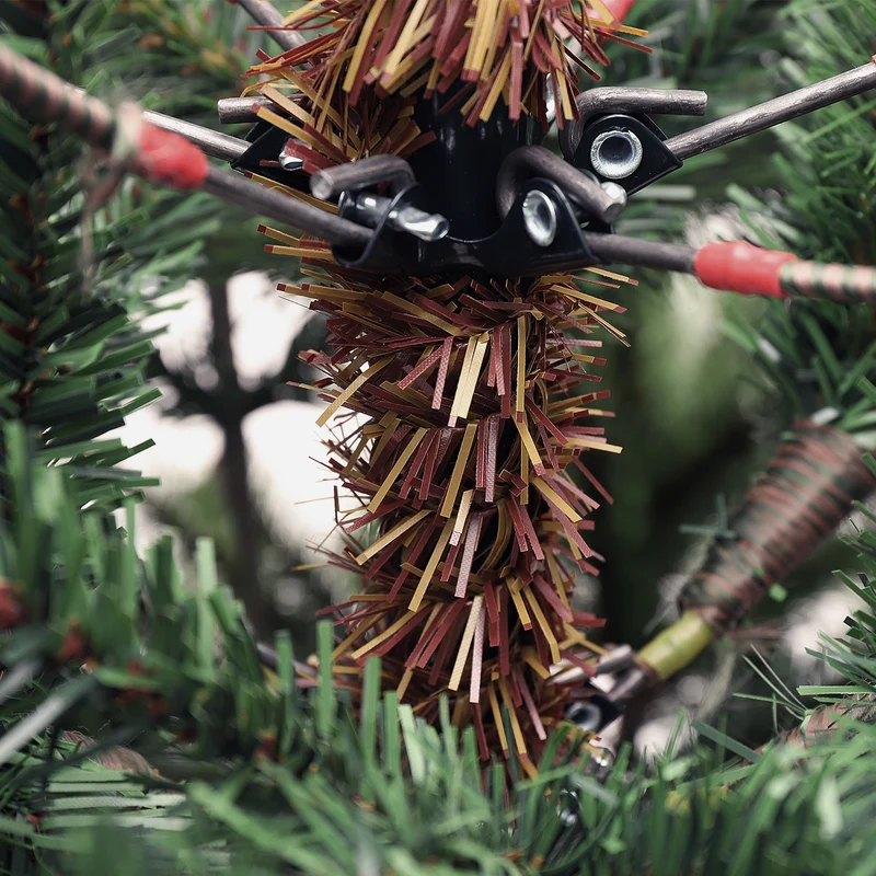 Salcar Künstlicher Weihnachtsbaum Nordmanntanne – Ultra-realistisch, 180 cm / 210 cm mit 1118 / 1512 Spitzen, Dicht & Robus, Für Innen- & Außenbereich