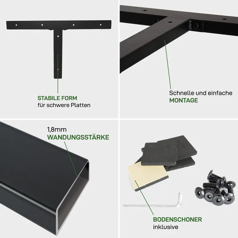 2er Set Möbelkufen T-FORM
