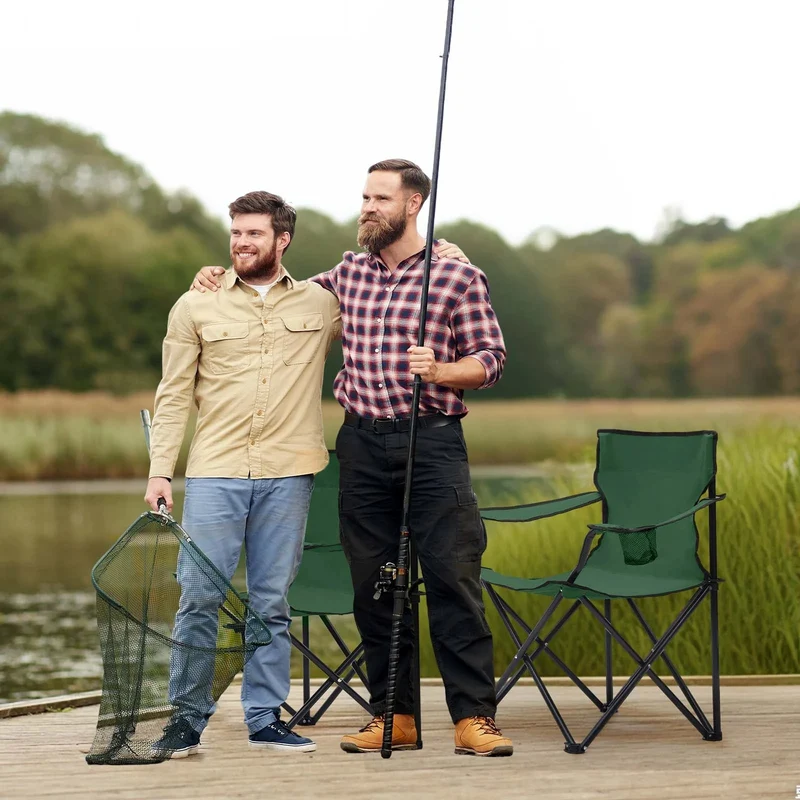 Sunula faltbarer Campingstuhl, ultraleicht, 1,65 kg, mit Getränkehalter, Tragetasche, kompakt klappbar, ideal für Camping, Garten und Ausflüge