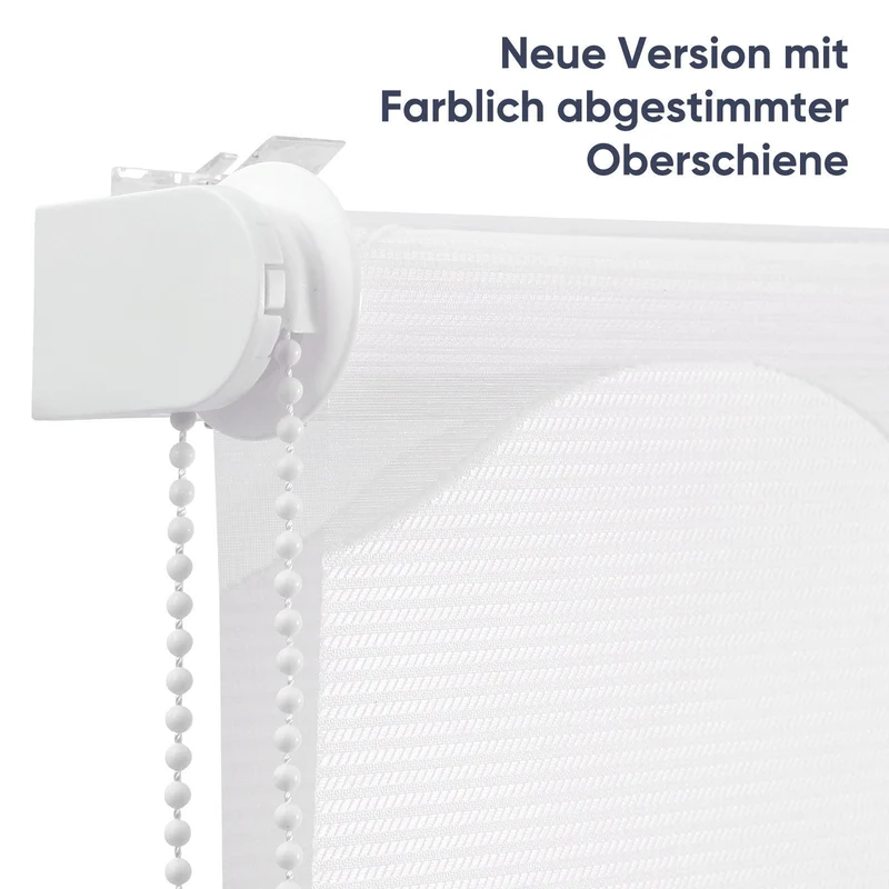 Sekey Duo-Rollo mit Wellenmuster - Doppelrollo Klemmfix ohne Bohren für Fenster, Sicht- & Sonnenschutz