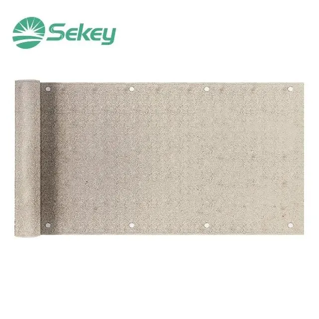 Sekey Balkon Sichtschutz aus 220 g/m² HDPE, Taupe
