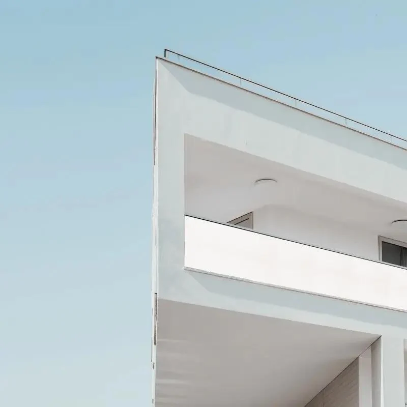Sekey Balkon Sichtschutz aus 100% Polyester, Weiß