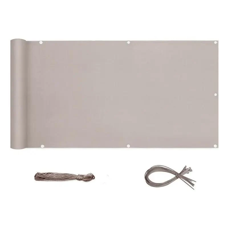 Sekey Balkon Sichtschutz aus 100% Polyester, Taupe