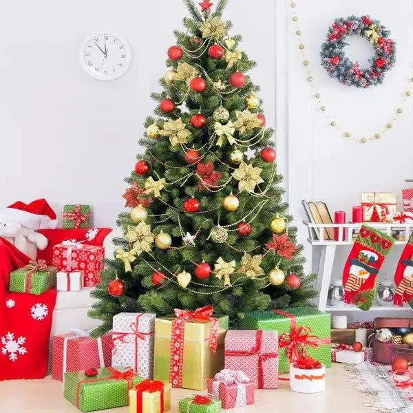Salcar 180/210/240cm Künstlicher Weihnachtsbaum, Nordmanntanne, mit 762/1080/1576 PE Spitzen