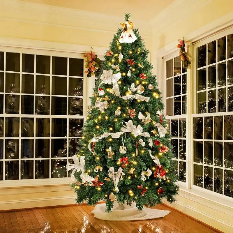Salcar 120/150/180/210/240cm Künstlicher Weihnachtsbaum mit LED, mit 226/382/580/868/1168 Spitzen und 250/380/450 LEDs