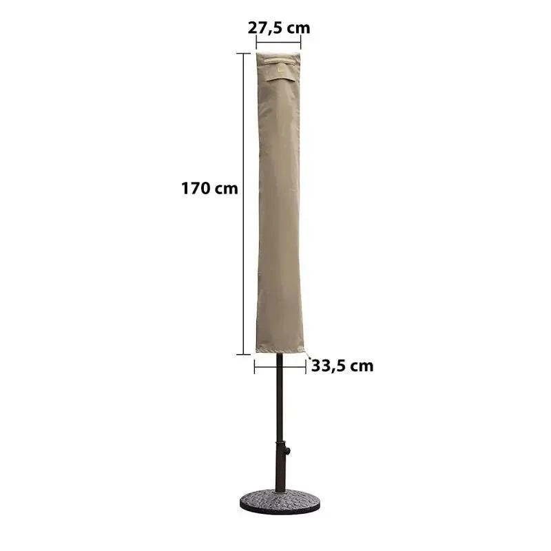 Sekey 170 x 27,5/33,5 cm Schutzhülle für 300 cm Sonnenschirm, aus Oxford-Gewebe