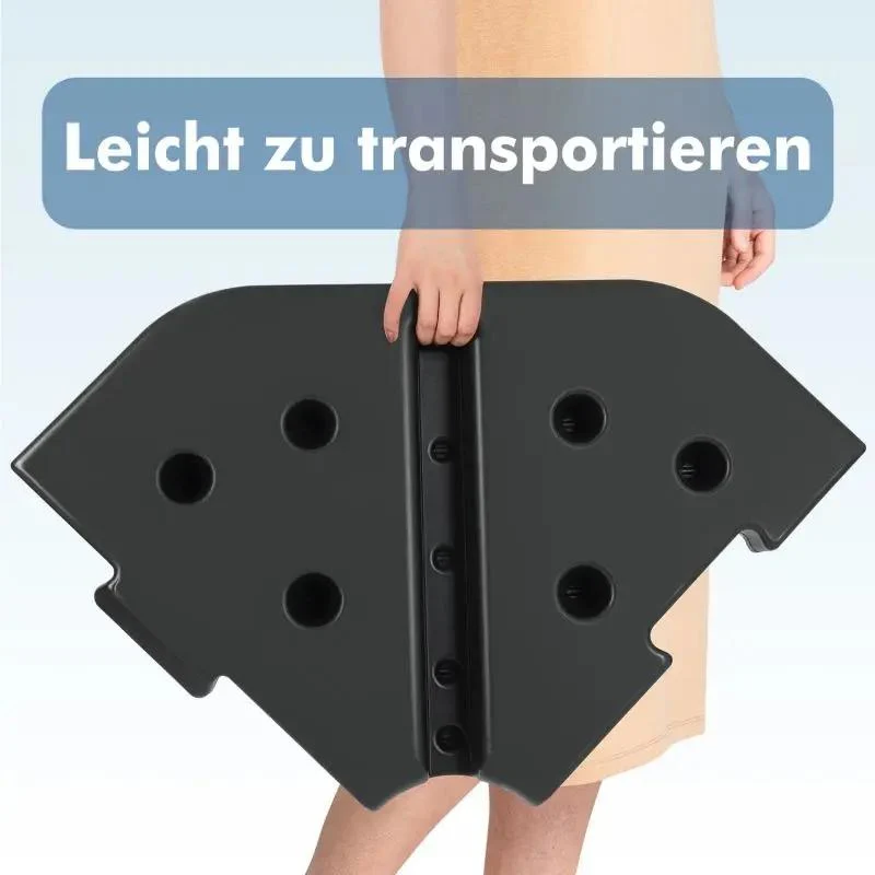 Sekey 4-teilig Schirmgewicht für Ampelschirm, befüllbar bis 78 kg