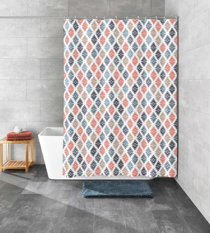 Duschvorhang Textil BREEZE Multicolor 180 x 200 cm