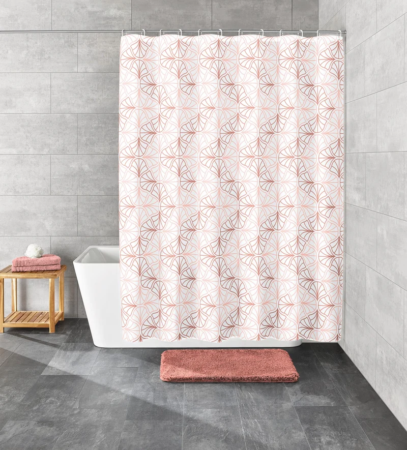 Duschvorhang PEVA BLOOM Pearl 180 x 200 cm