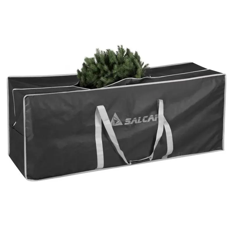 Salcar Große Weihnachtsbaum Aufbewahrungstasche, 130 * 40 * 50 cm Reisetasche Reißfeste Aufbewahrungstasche für Weihnachtsschmuck, Kleidung
