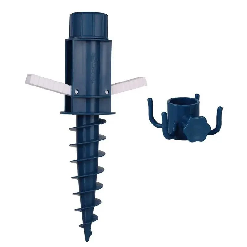 Sekey 22 mm - 32 mm Bodenhülse für Sonnenschirm, mit klappbaren Griffen und Aufhängehaken