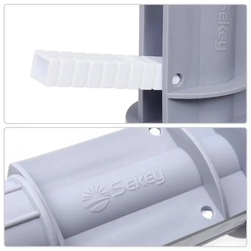 Sekey 22 mm - 32 mm Bodenhülse für Sonnenschirm, mit klappbaren Griffen und Aufhängehaken