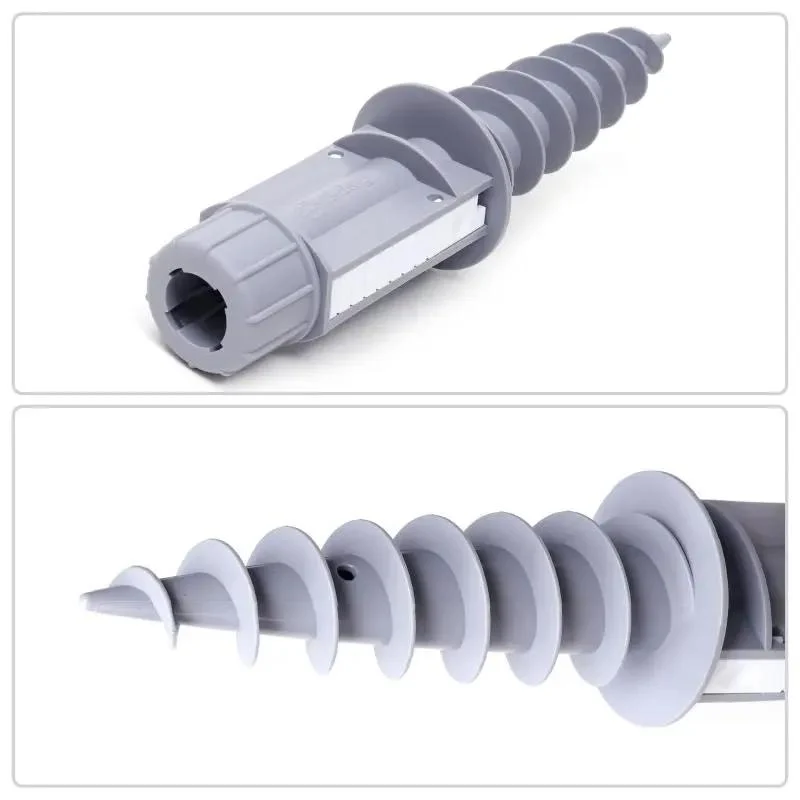 Sekey 22 mm - 32 mm Bodenhülse für Sonnenschirm, mit klappbaren Griffen und Aufhängehaken