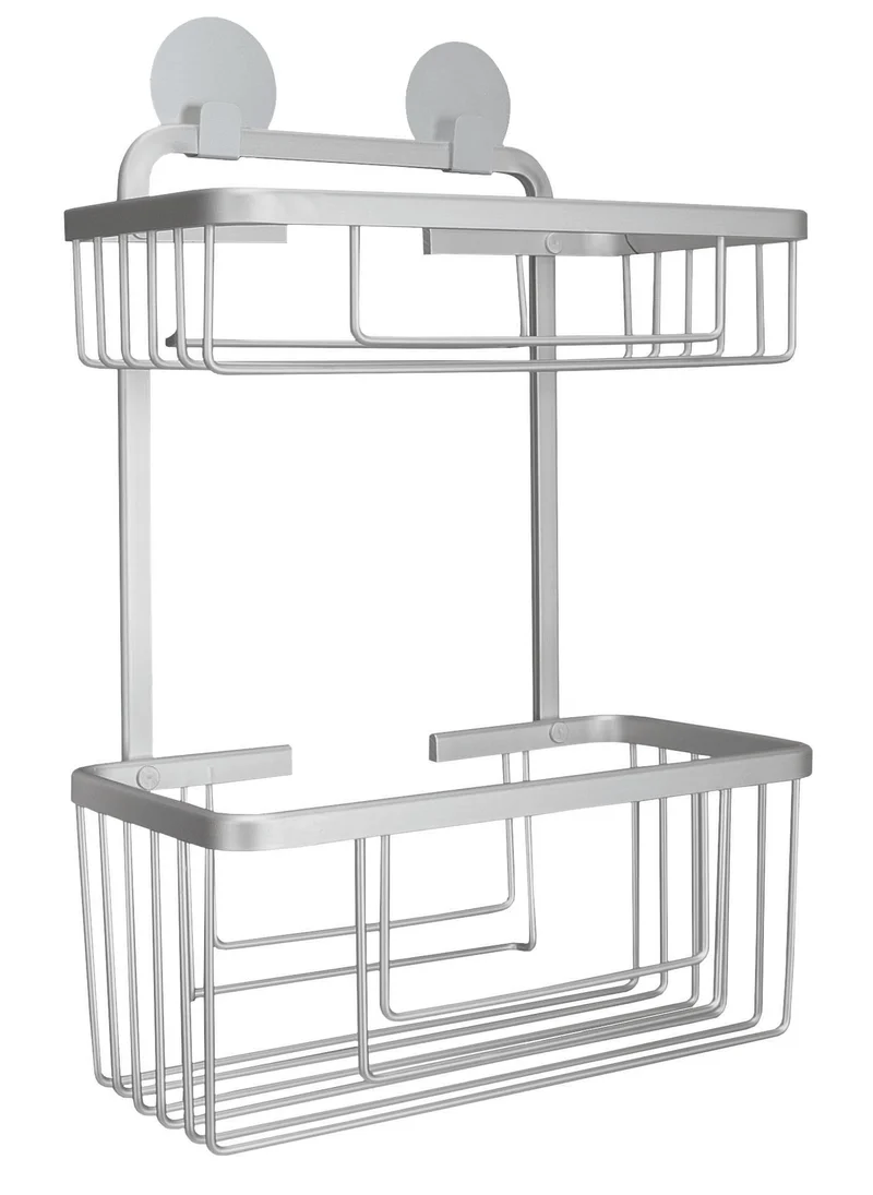 Doppelkorb rechteckig ROCCO Aluminium