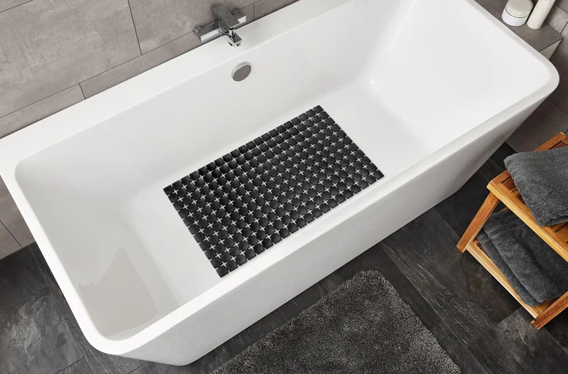 Wanneneinlage GATTY Schwarz 39x 68 cm