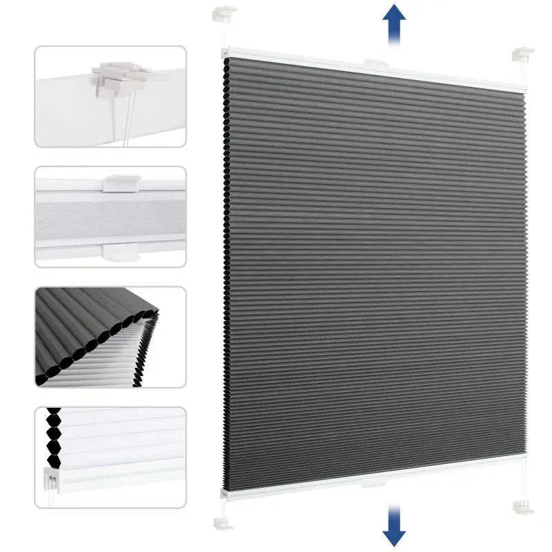 Sekey Zuschneidbar Magnet Fliegengitter Tür aus Polyester, Grau