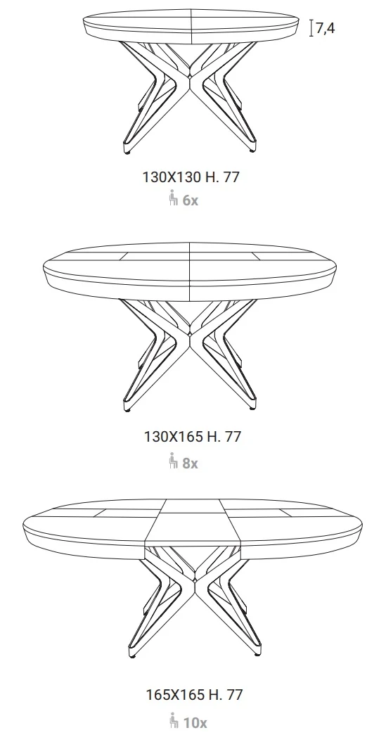 Ozzio-Italia BIG ROUND