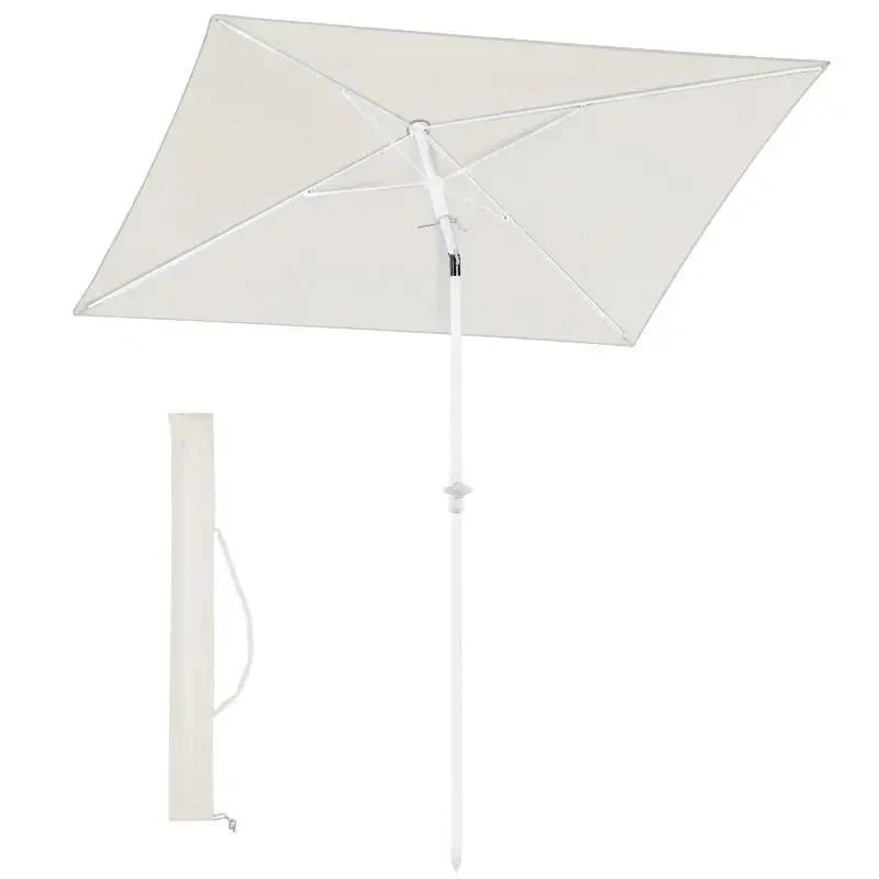 Sekey 180 x 125 cm Balkonschirm Rechteckig mit Schutzhülle, Sonnenschutz UV50+