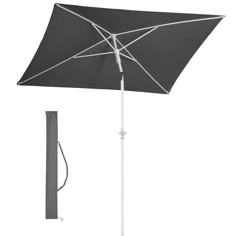 Sekey 180 x 125 cm Balkonschirm Rechteckig mit Schutzhülle, Sonnenschutz UV50+