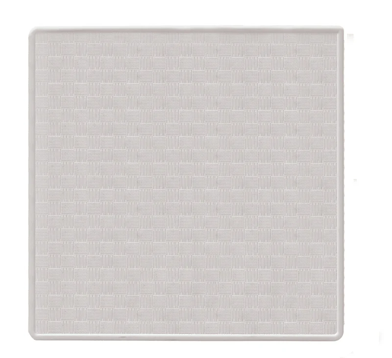 Duscheinlage RUBY Silbergrau 53 x 53 cm