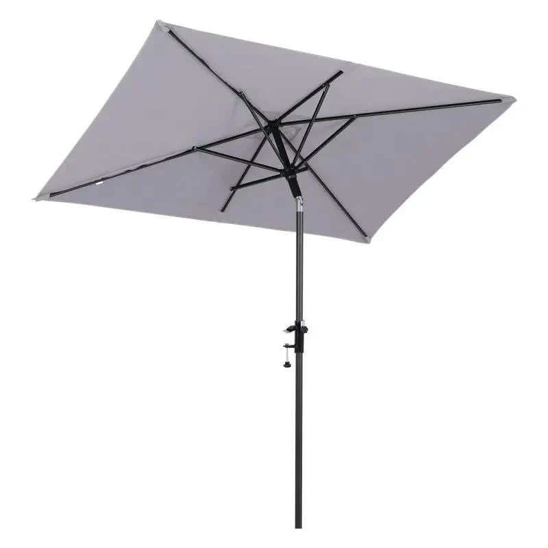 Sekey 200 x 125 cm Balkonschirm Rechteckig mit Balkongeländer, Sonnenschutz UV50+