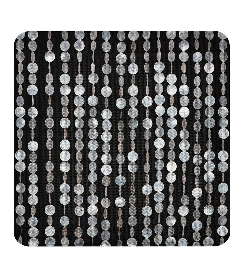 Duscheinlage PERLA Schwarz 55 x 55 cm