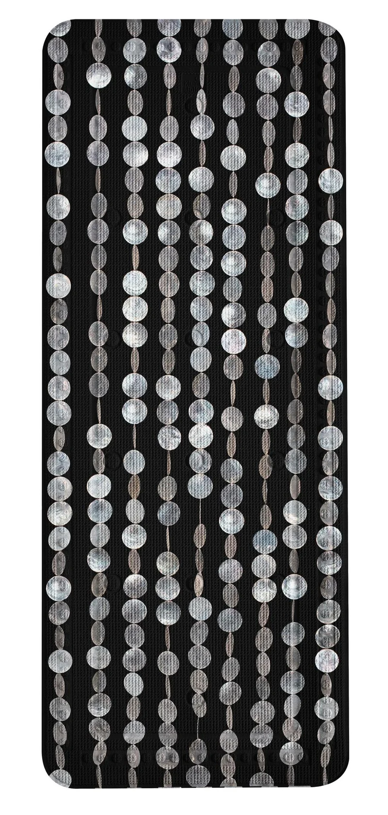 Wanneneinlage PERLA Schwarz 36 x 92 cm