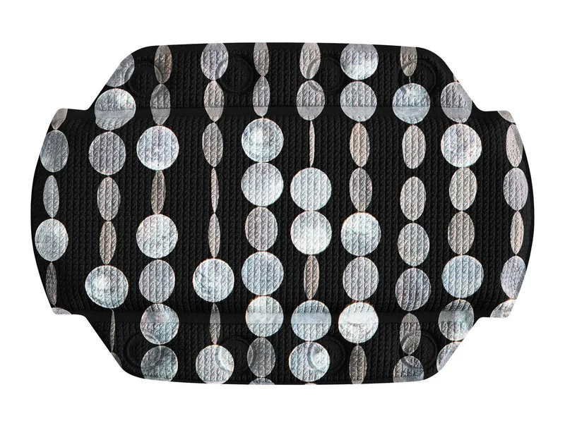 Nackenpolster PERLA Schwarz 32 x 22 cm