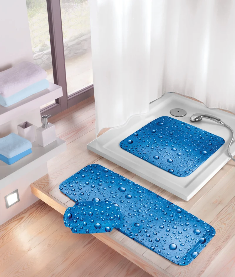 Nackenpolster BUBBLE Marineblau 32 x 22 cm