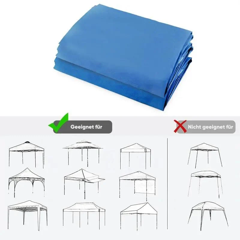 Sekey 3×3m Seitenwand für Pavillon, 2er Set, mit 2 Fenster