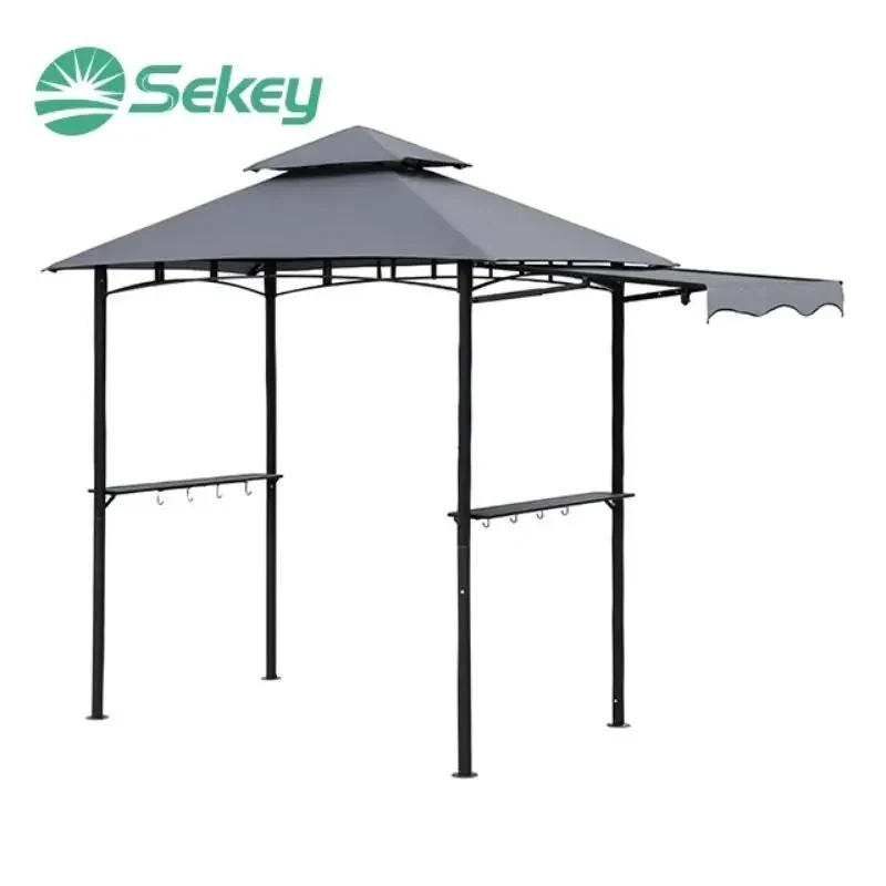 Sekey Grill Pavillon mit mit klappbaren Seitenteil 235 x 145cm